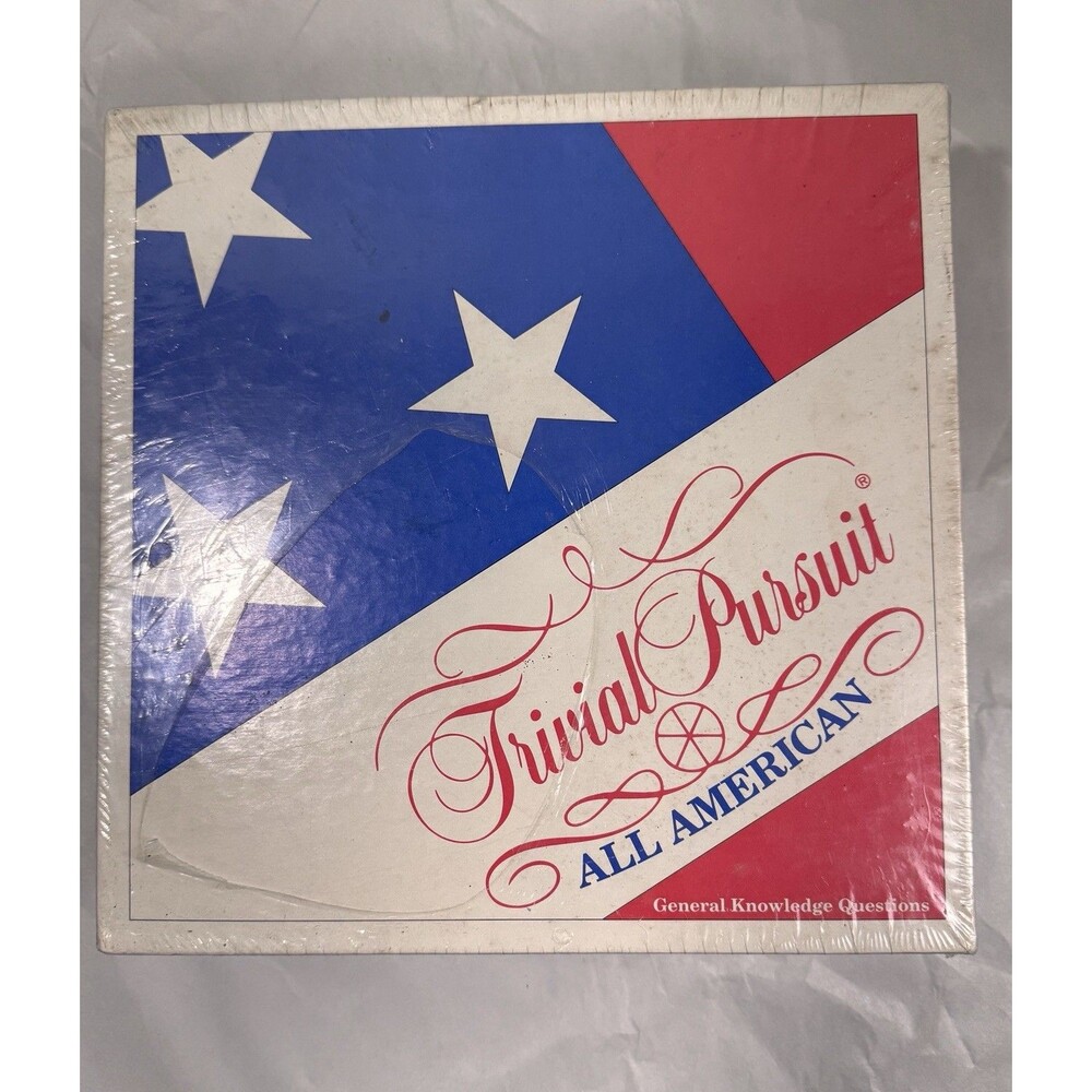 Trivial Pursuit All American Edition Board Game Sealed New Parker Brothers